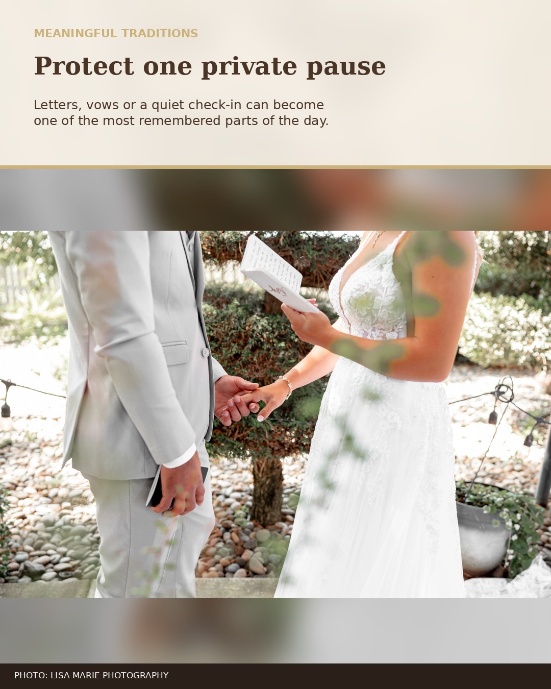 Real wedding at Stone Ridge Estates featured in 7 Real Wedding Details Worth Saving for Your Tri-Cities Wedding
