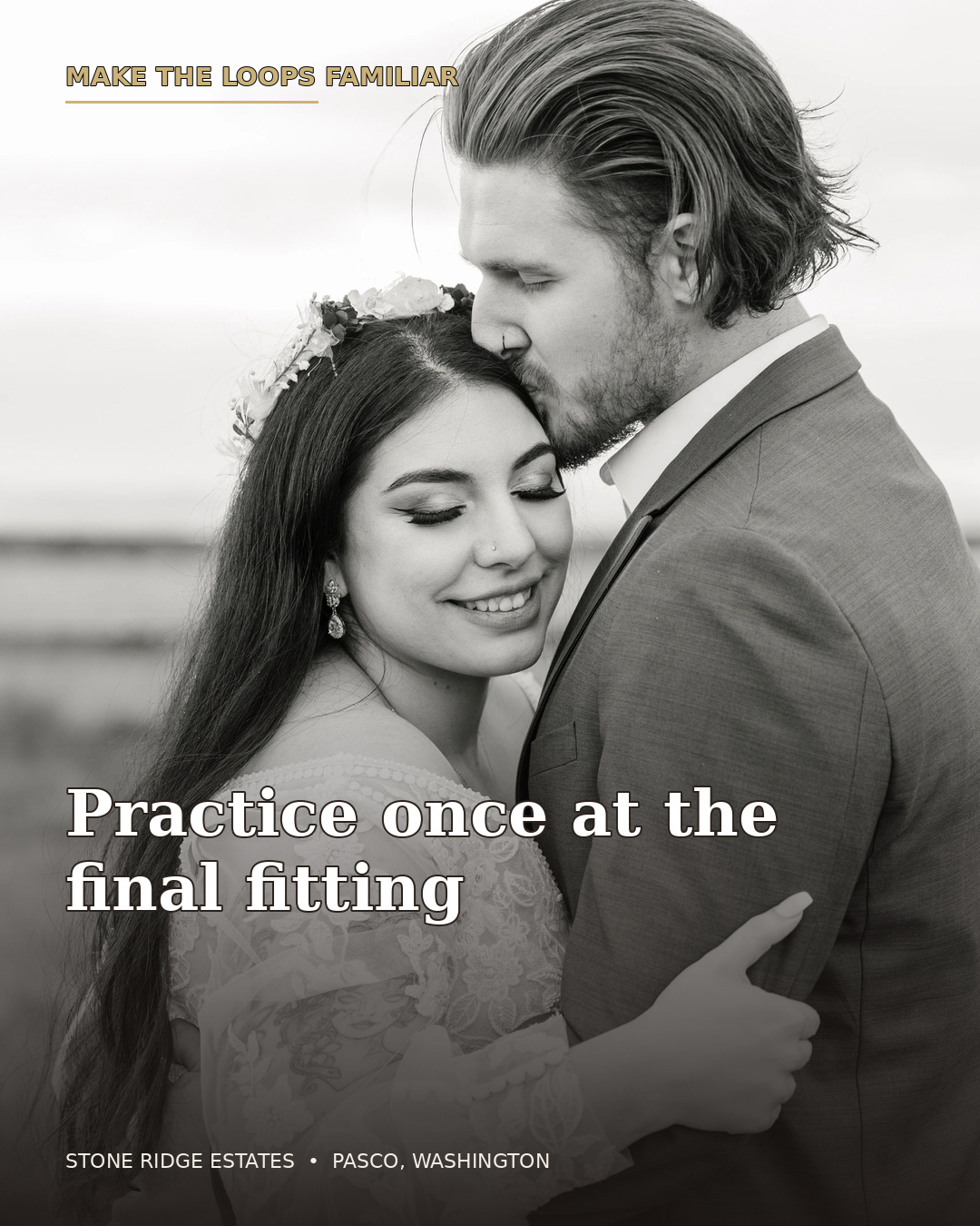 Real wedding at Stone Ridge Estates featured in The 10-Minute Wedding Dress Bustle Plan That Protects Your Reception Timeline