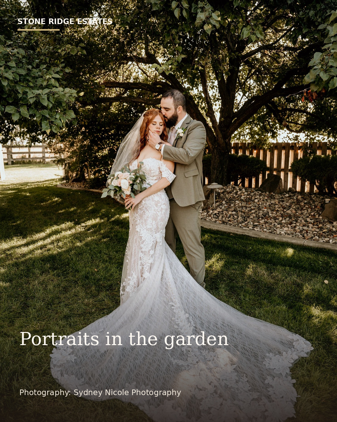 Real wedding at Stone Ridge Estates featured in A Simpler Guest Experience: Wedding Websites and RSVP Tools Included for Stone Ridge Couples