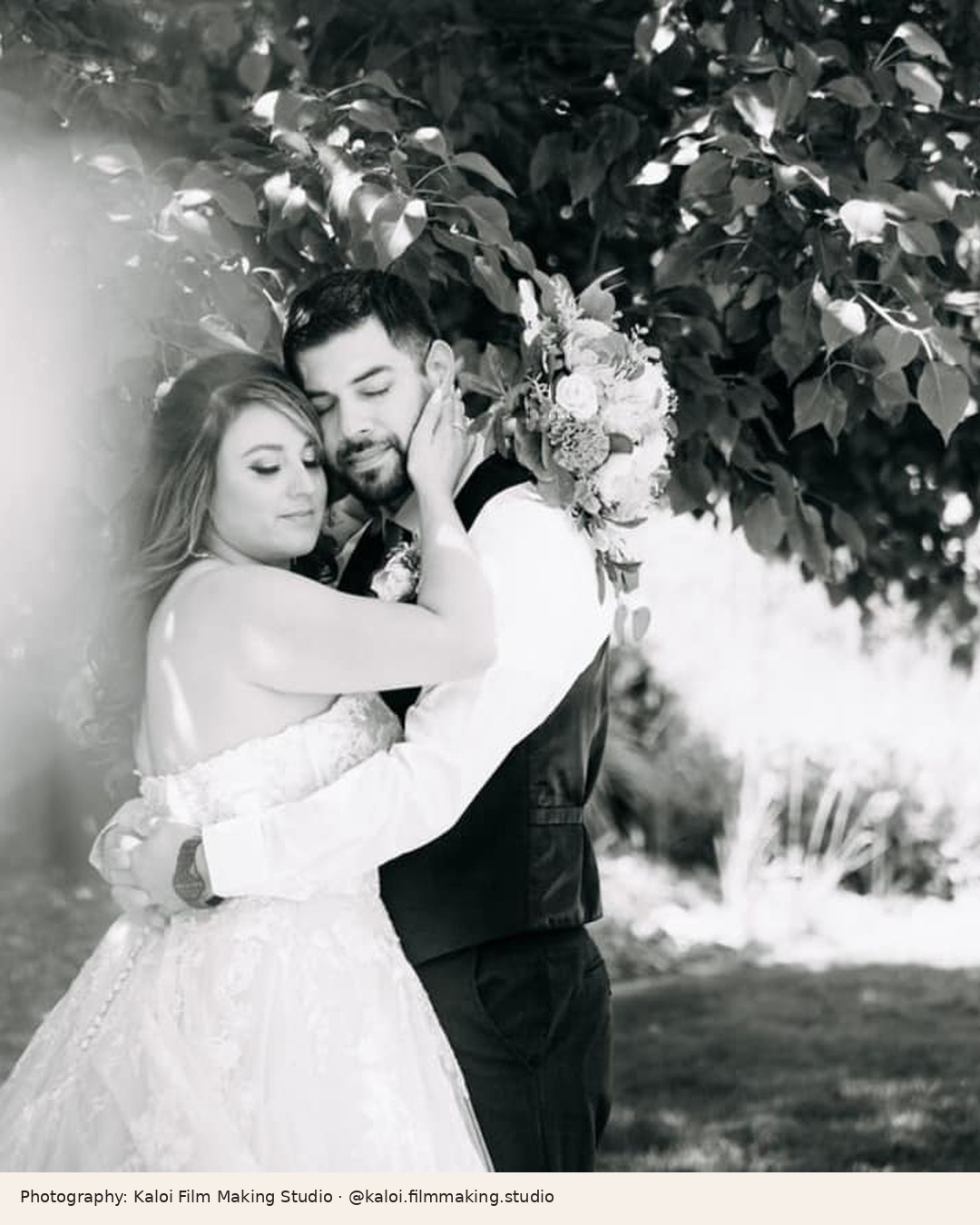 Real wedding at Stone Ridge Estates featured in Plan Portraits Around the Light