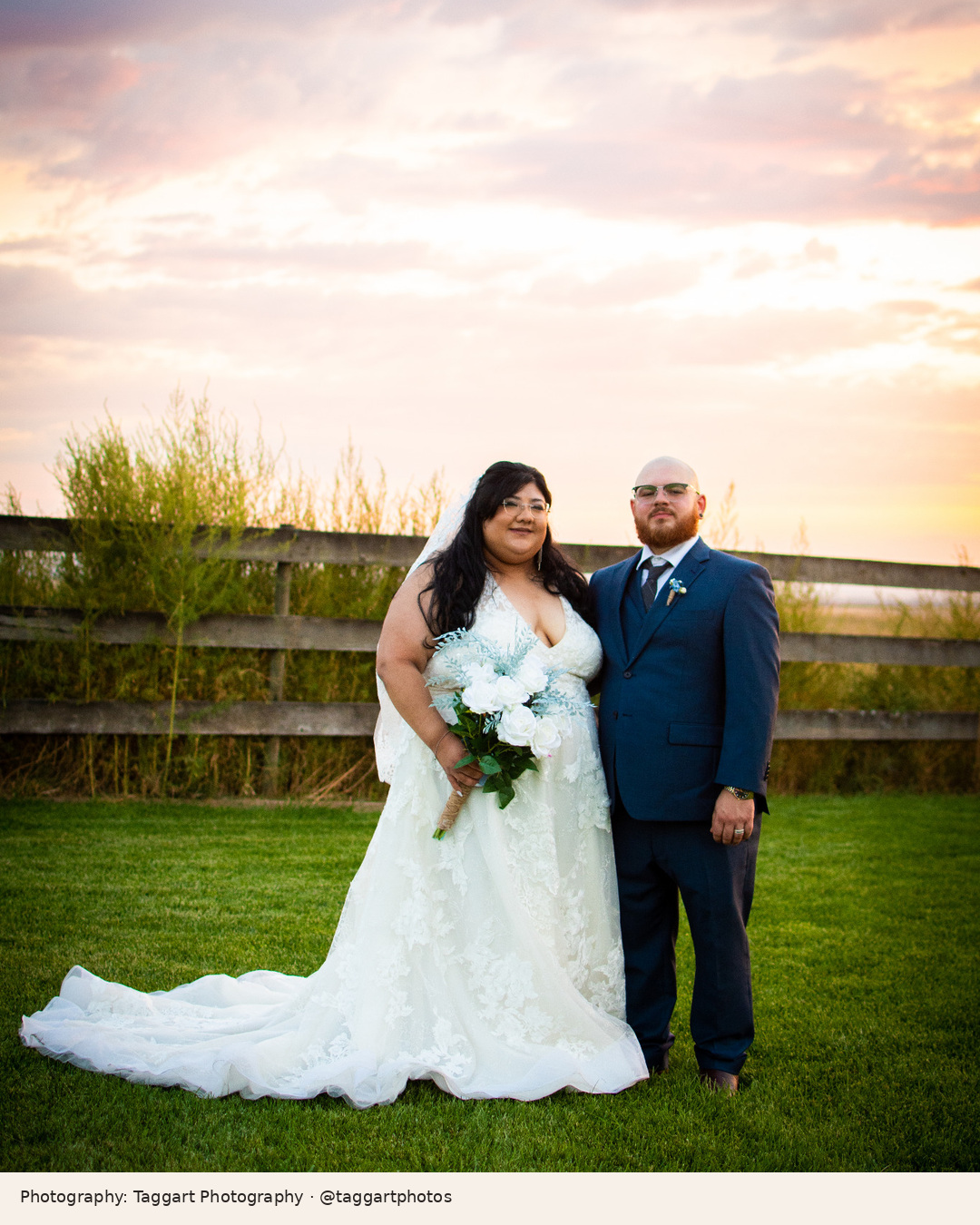 Real wedding at Stone Ridge Estates featured in Plan Portraits Around the Light