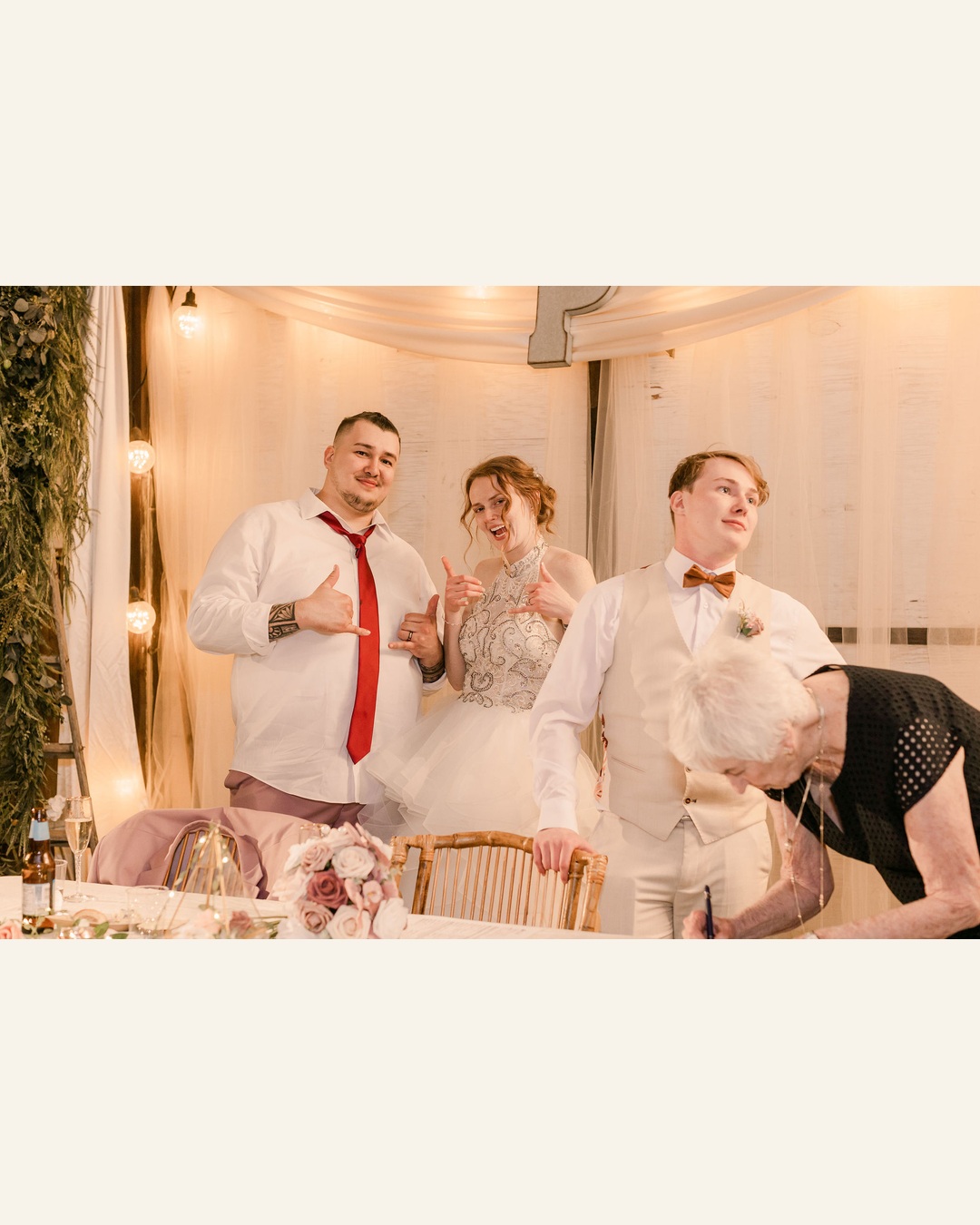 Real wedding at Stone Ridge Estates featured in Your Wedding Family Photo List Needs Names, Not Just “The Aunts”