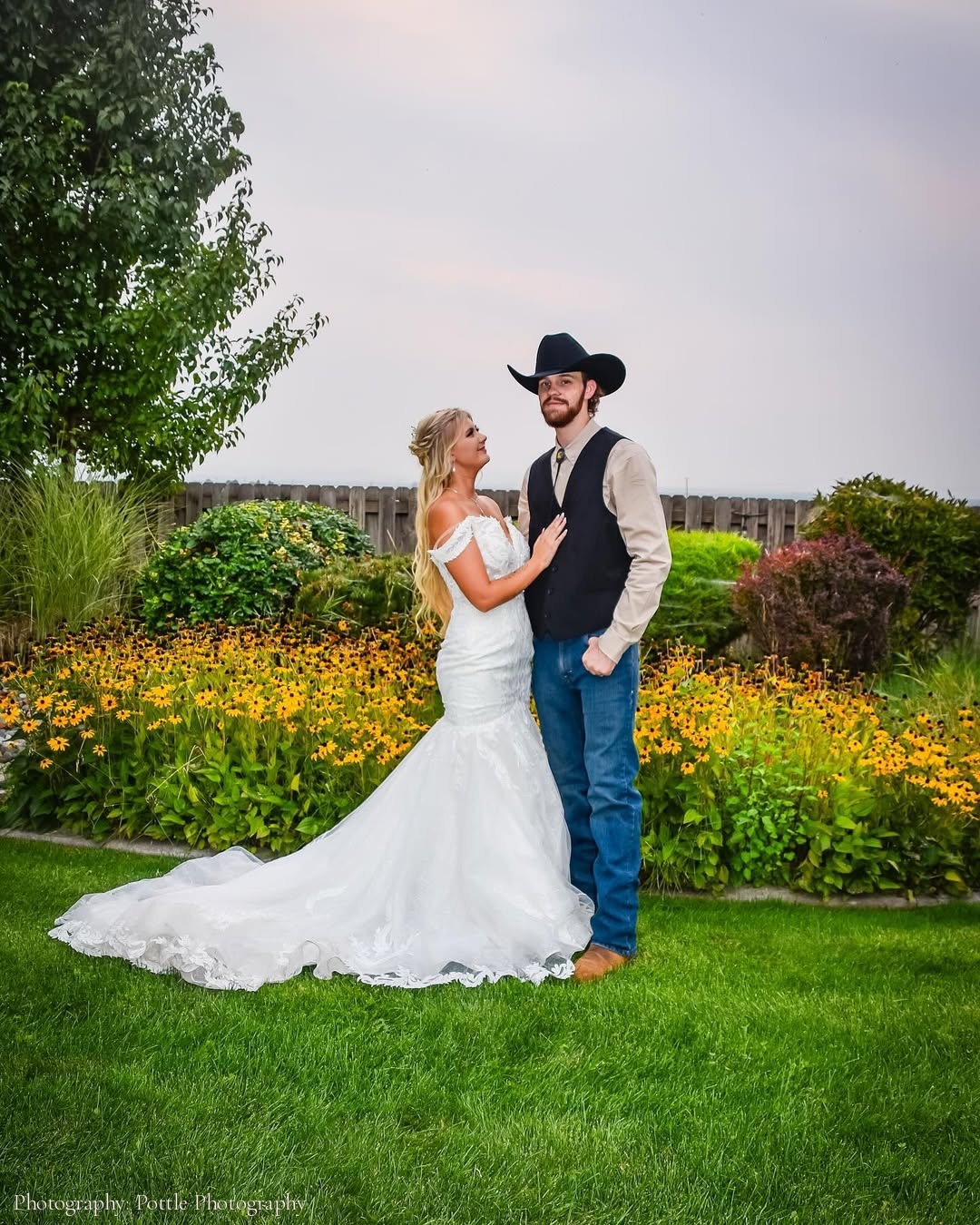 Real wedding at Stone Ridge Estates featured in Veils and Dress Trains in the Gardens at Stone Ridge Estates