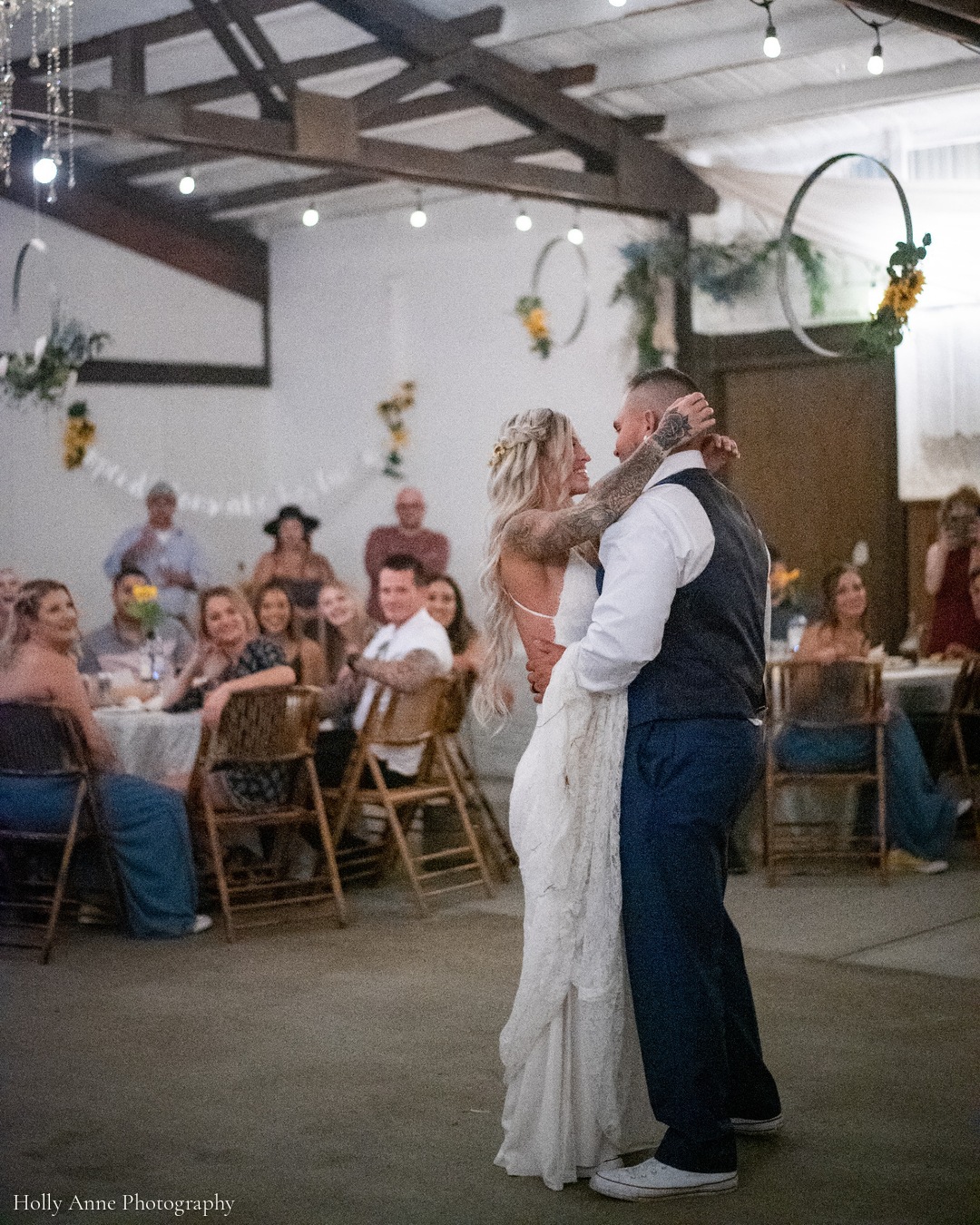 Real wedding at Stone Ridge Estates featured in First-Dance Song Length: Full Track or Shorter Edit at Stone Ridge Estates