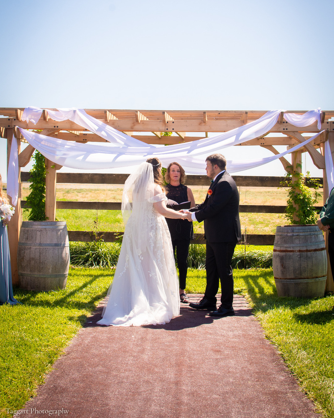 Real wedding at Stone Ridge Estates featured in Can You Host a Private Party or Reunion at Stone Ridge Estates?