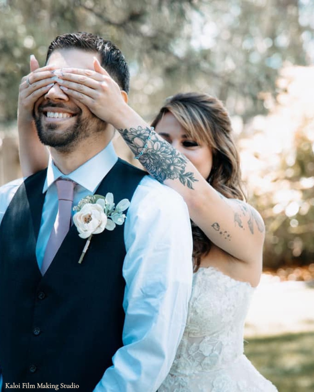 Real wedding at Stone Ridge Estates featured in Different Dresses, Together: Wedding-Party Color Inspiration at Stone Ridge Estates
