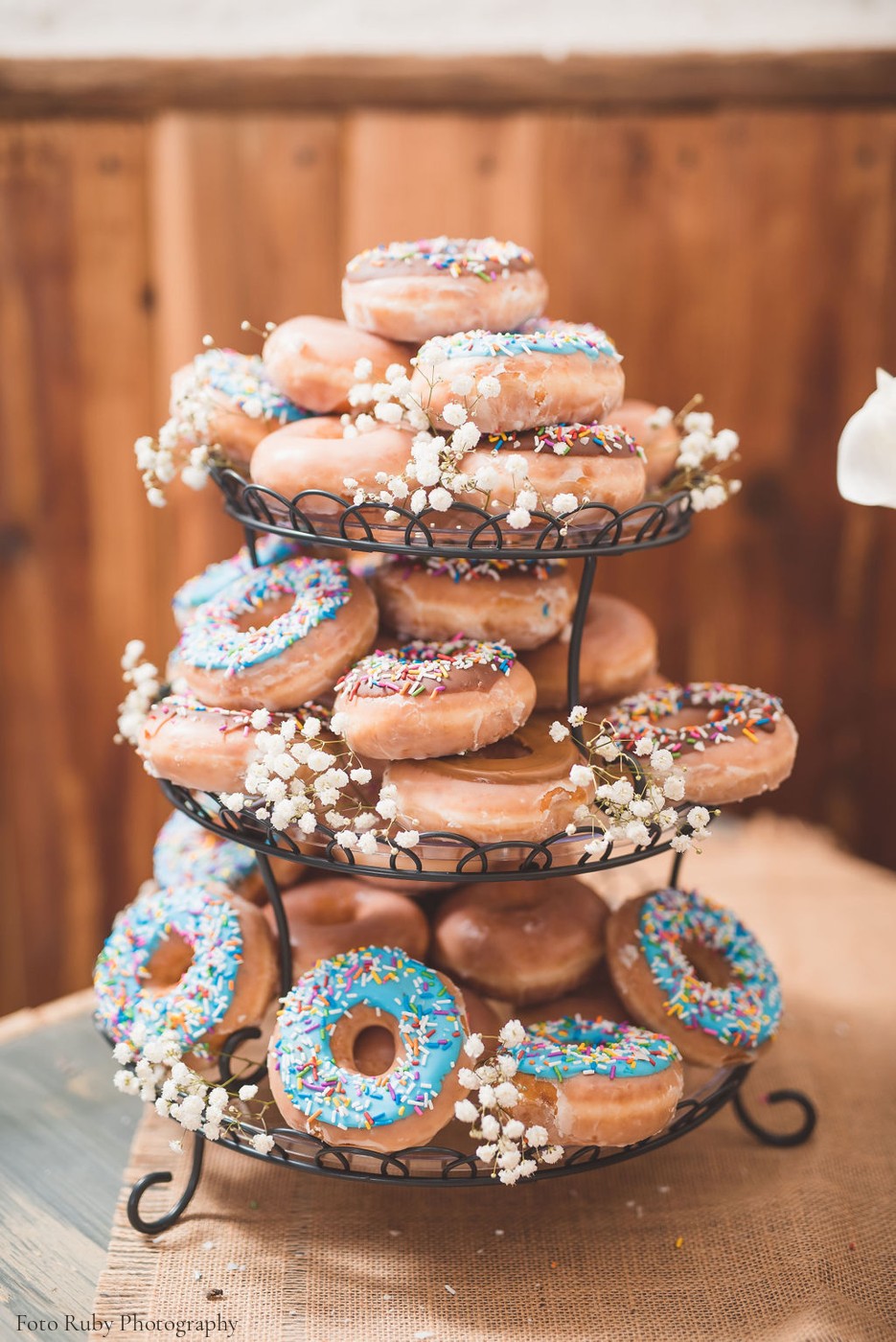 Real wedding at Stone Ridge Estates featured in Wedding Table Texture: Four Real Stone Ridge Details