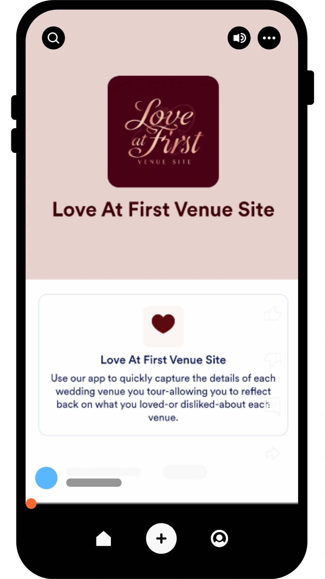 love at first venue site app