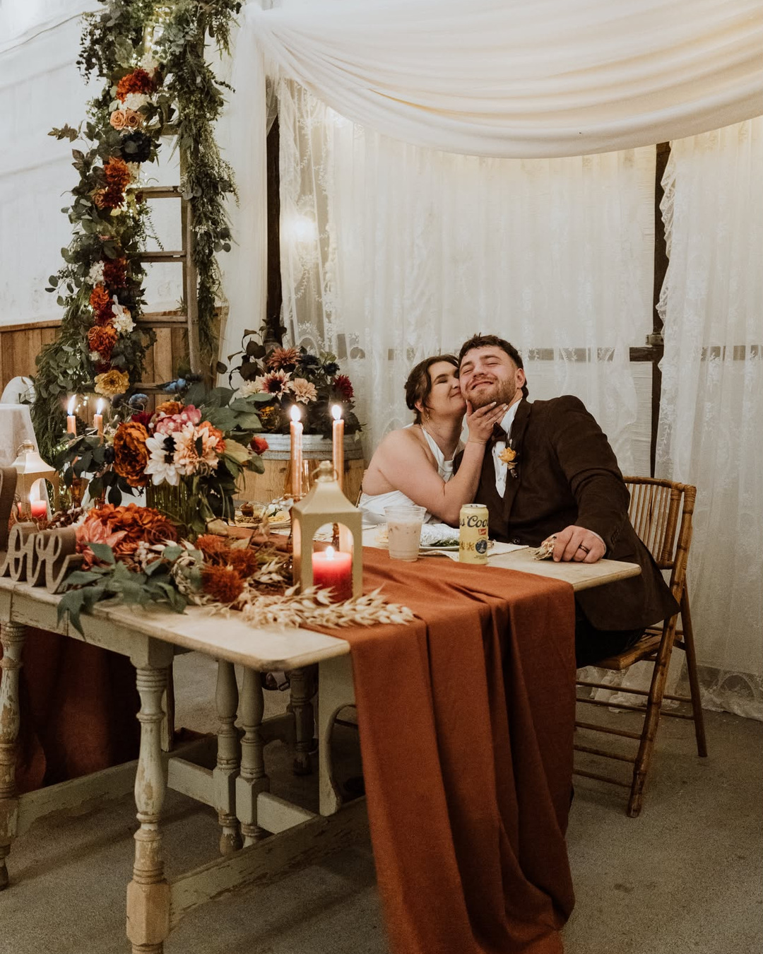 Real wedding at Stone Ridge Estates featured in How to Build a Wedding Color Palette That Feels Personal